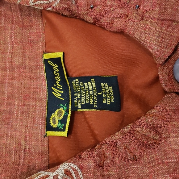 Rust Colored Red/Brown Jacket - Picture 10 of 10